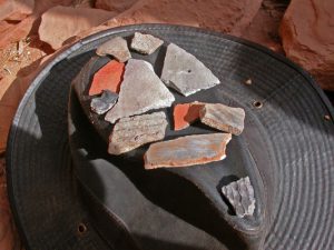pottery shards