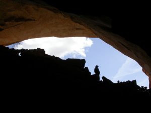 Angela in Ballroom cave