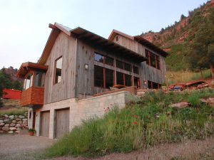 reclaimed snowfence siding