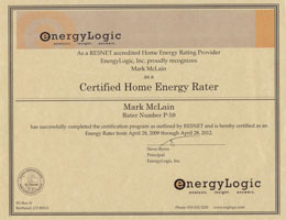 RESNET Certified Home Energy Rater 2009
